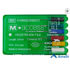 Інструмент ручний H-File M-Access №15-40 (Dentsply Maillefer), 6 шт./пак.